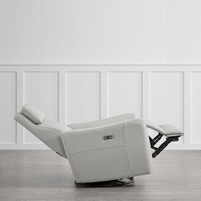 Poltrona reclinabile per allattamento Merlin Power Swivel Glider Rocker Recliner