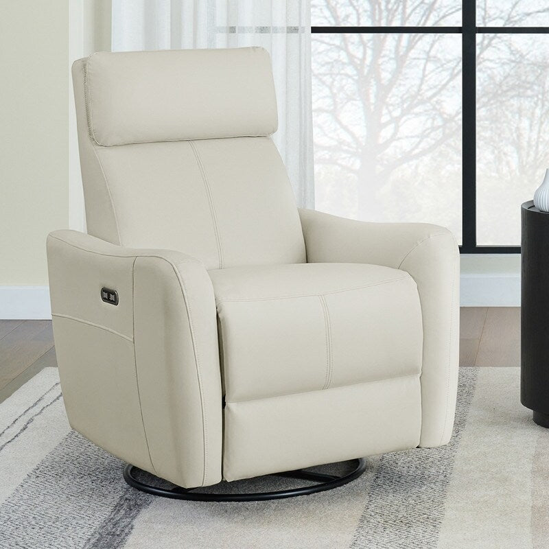 Poltrona reclinabile per allattamento Merlin Power Swivel Glider Rocker Recliner