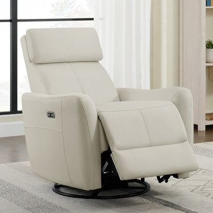 Poltrona reclinabile per allattamento Merlin Power Swivel Glider Rocker Recliner