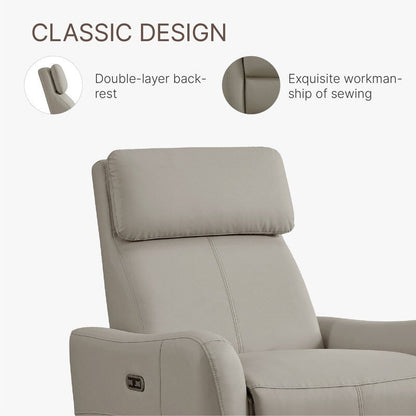 Poltrona reclinabile per allattamento Merlin Power Swivel Glider Rocker Recliner