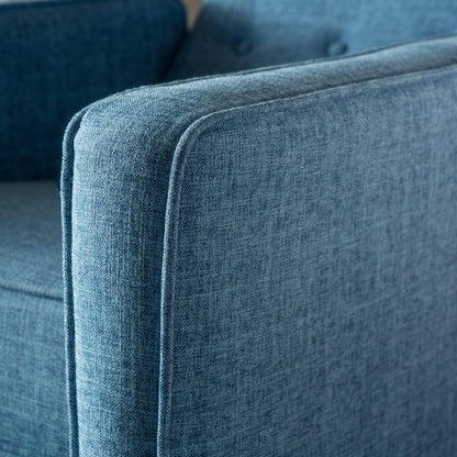 Poltrona reclinabile Mervynn Mid-Century Modern con bottoni in tessuto trapuntato di Christopher Knight Home