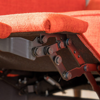 Poltrona reclinabile Mervynn Mid-Century Modern con bottoni in tessuto trapuntato di Christopher Knight Home