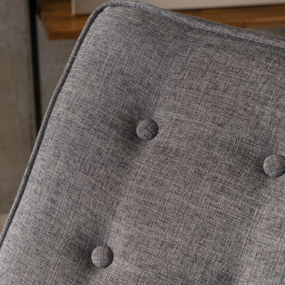 Poltrona reclinabile Mervynn Mid-Century Modern con bottoni in tessuto trapuntato di Christopher Knight Home