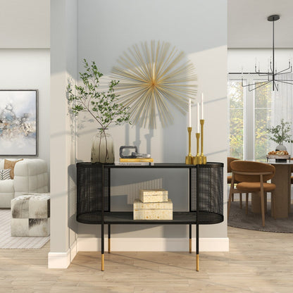 Decorazione da parete 3D grande a forma di stella in metallo - Oro - Roche River Decor