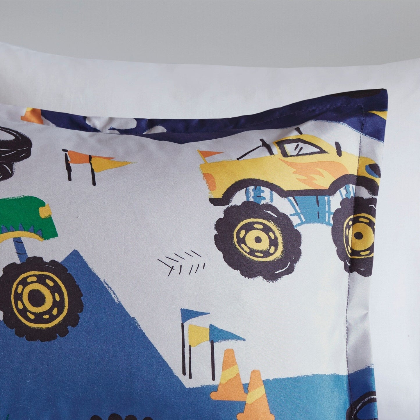 Set di piumoni blu Gavin Monster Truck di Intelligent Design Kids