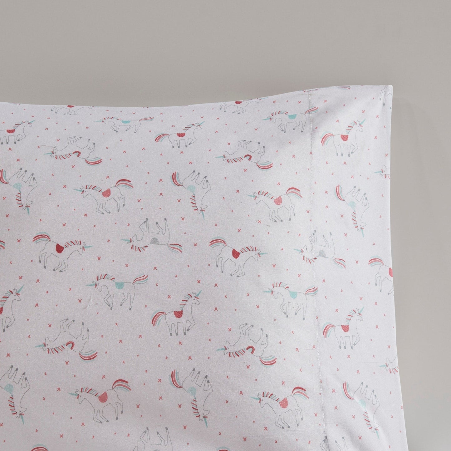 Set copripiumino con lenzuola Mia Rainbow e stelle metalliche per bambini di Intelligent Design Kids