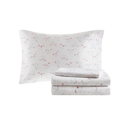 Set copripiumino con lenzuola Mia Rainbow e stelle metalliche per bambini di Intelligent Design Kids