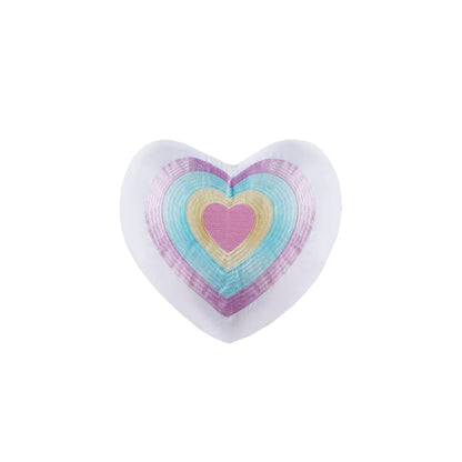 Set di trapunta con nappe Tanya per bambini di Intelligent Design con cuscino a forma di cuore