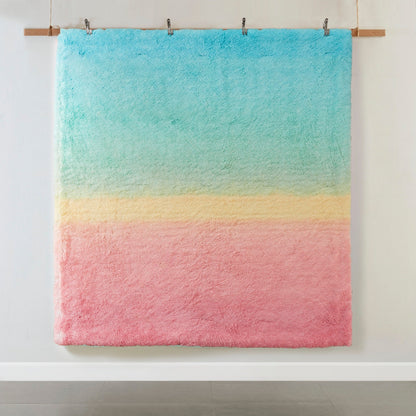 Set copripiumino in pelliccia sintetica Talia Ombre Shaggy di Intelligent Design