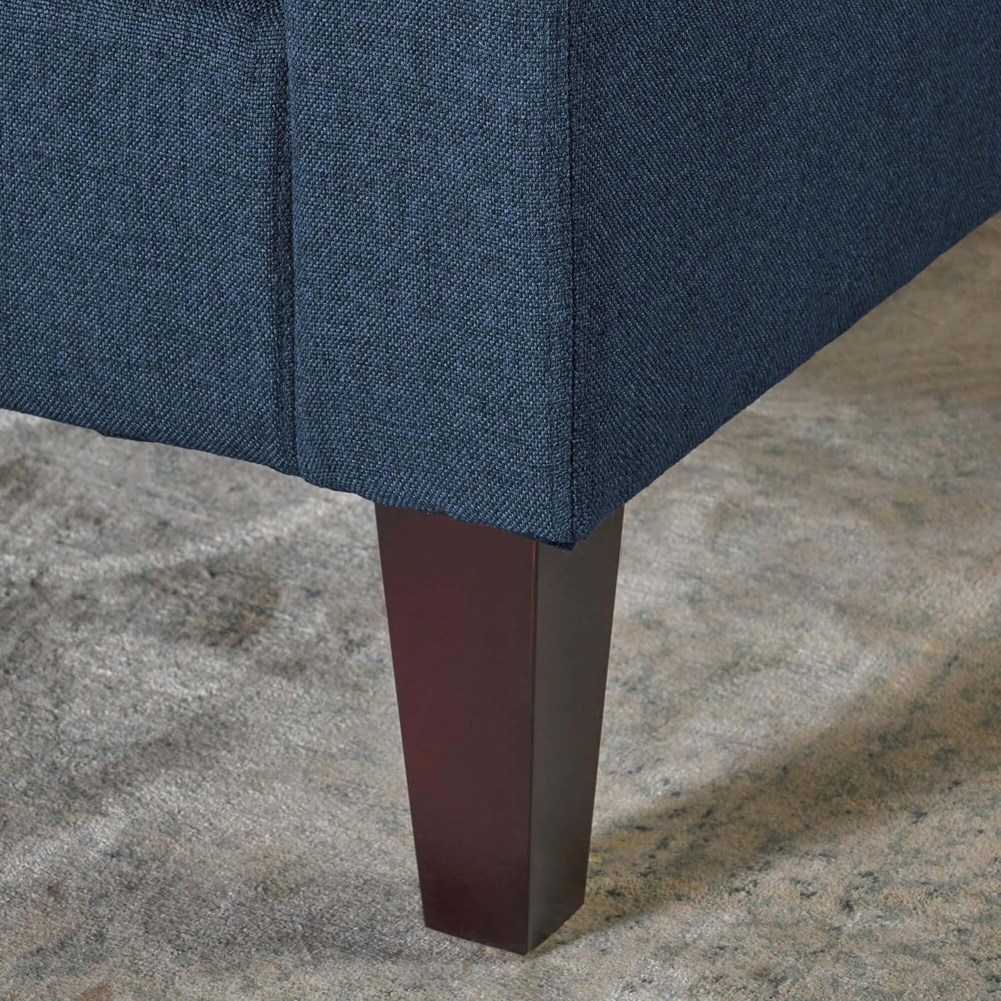 Divano componibile modulare a 5 pezzi di metà secolo con cuscini trapuntati a bottoni per soggiorno