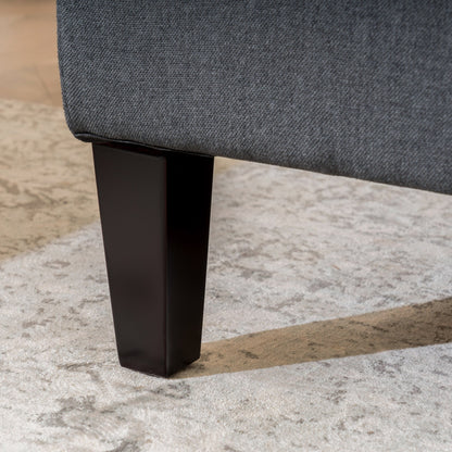 Divano componibile modulare a 5 pezzi di metà secolo con cuscini trapuntati a bottoni per soggiorno