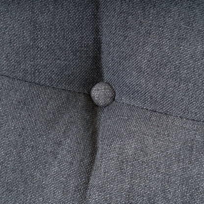 Divano componibile modulare a 5 pezzi di metà secolo con cuscini trapuntati a bottoni per soggiorno