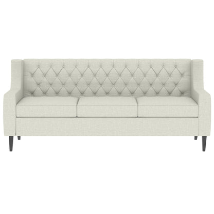 Divano a 3 posti in poliestere Mid-Century Modern da 78,75 pollici con schienale trapuntato a bottoni e comodo cuscino per soggiorno