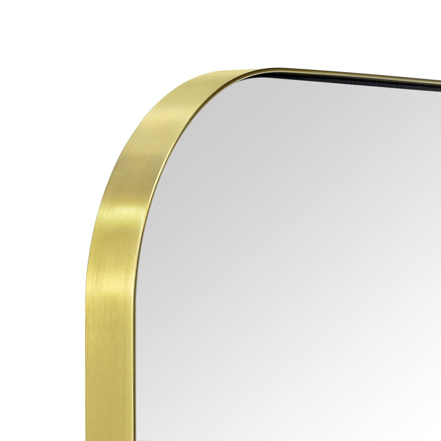 Specchi da parete rotondi in metallo TEHOME, stile moderno di metà secolo