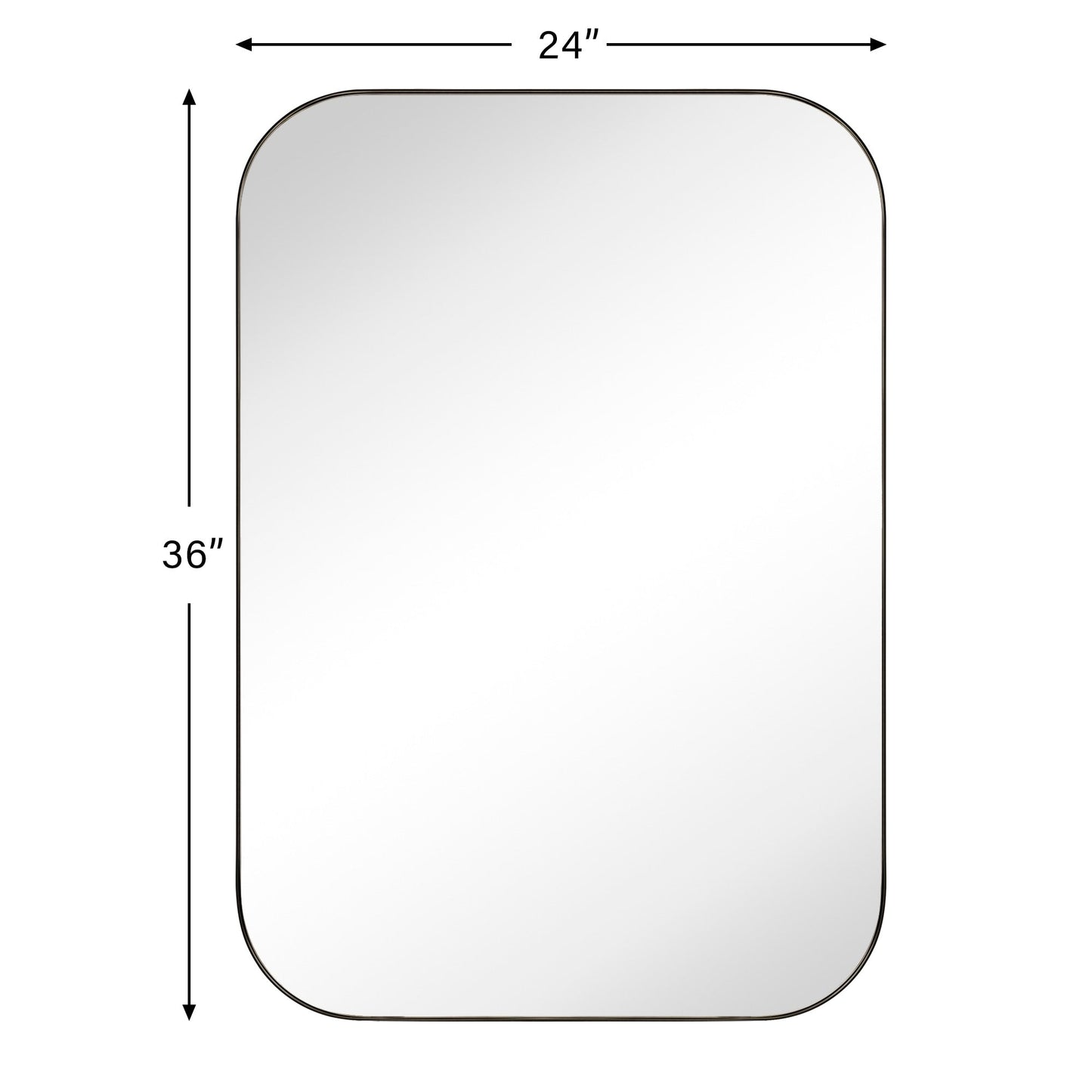 Specchi da parete rotondi in metallo TEHOME, stile moderno di metà secolo