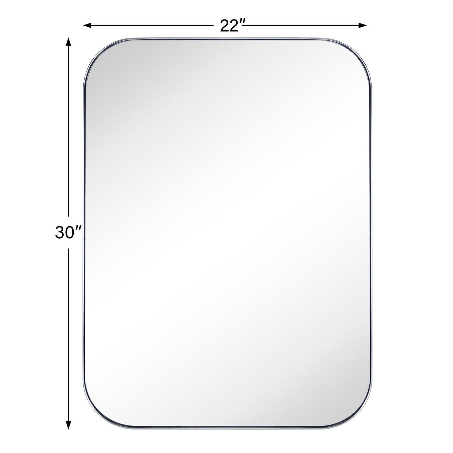 Specchi da parete rotondi in metallo TEHOME, stile moderno di metà secolo