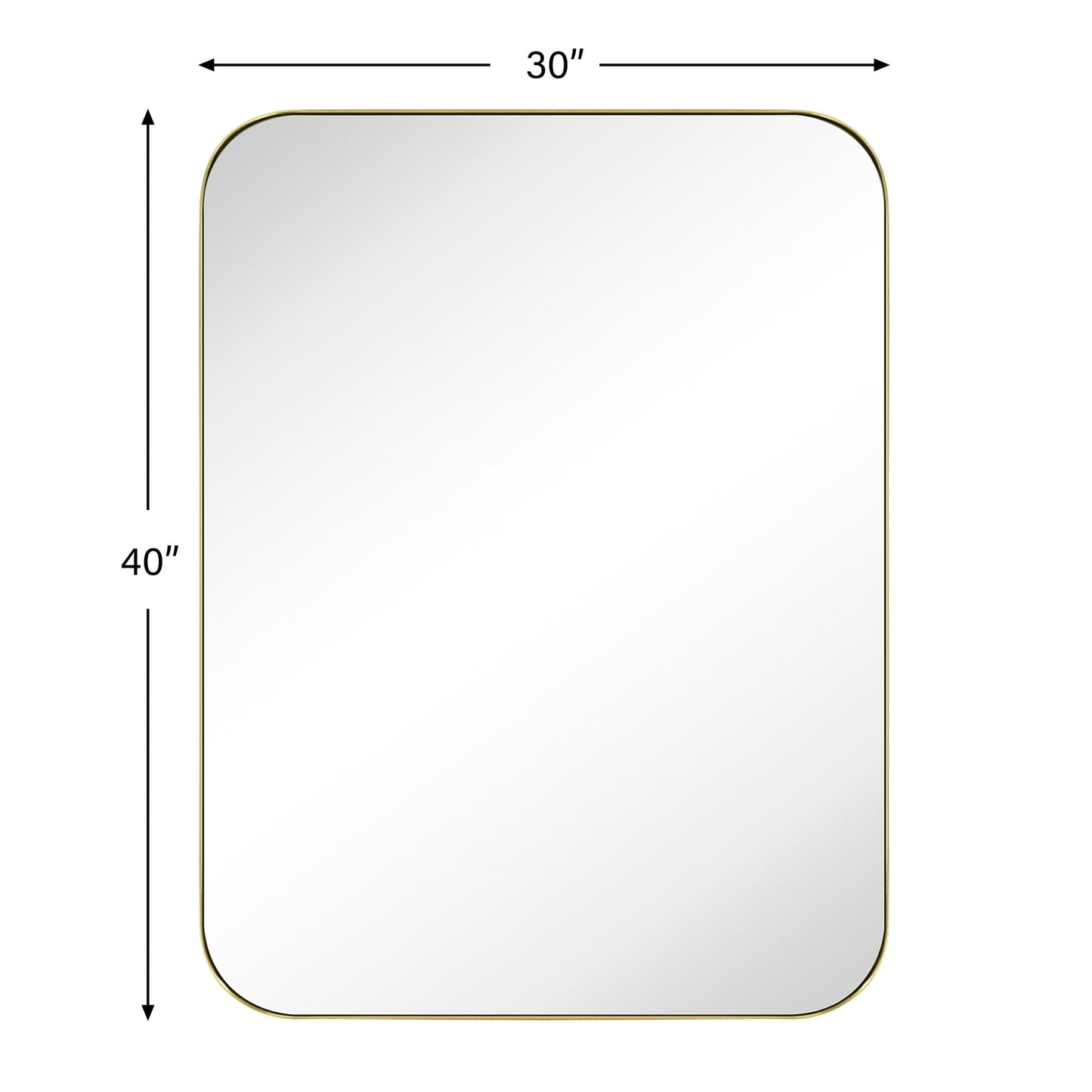 Specchi da parete rotondi in metallo TEHOME, stile moderno di metà secolo