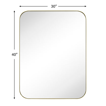 Specchi da parete rotondi in metallo TEHOME, stile moderno di metà secolo