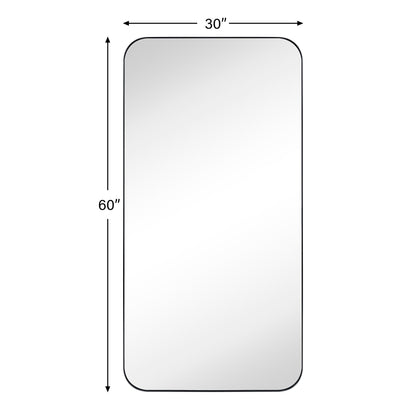 Specchi da parete rotondi in metallo TEHOME, stile moderno di metà secolo