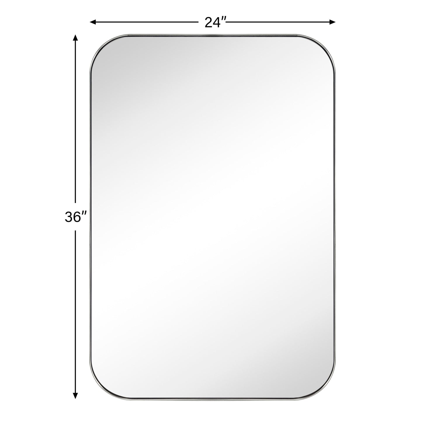 Specchi da parete rotondi in metallo TEHOME, stile moderno di metà secolo