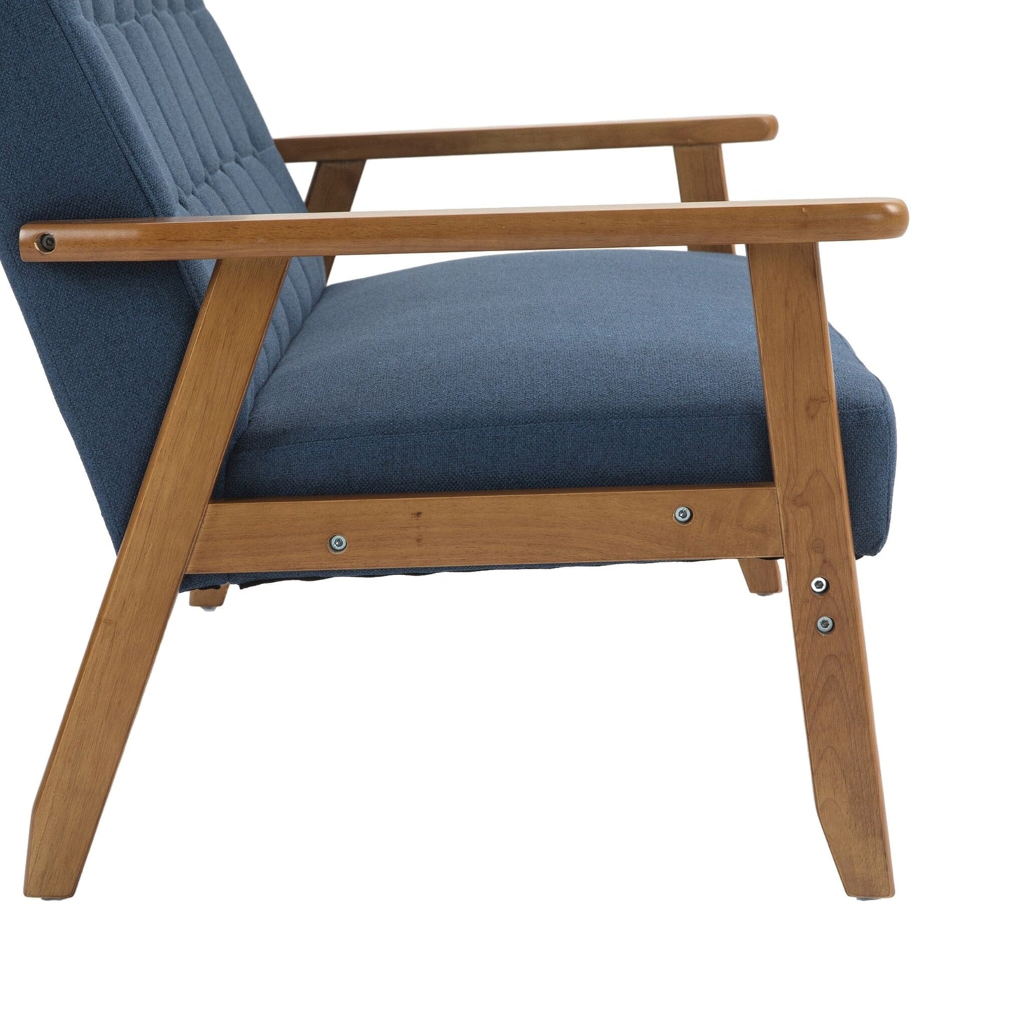 Divano a due posti imbottito in stile moderno di metà secolo, divano a due posti imbottito