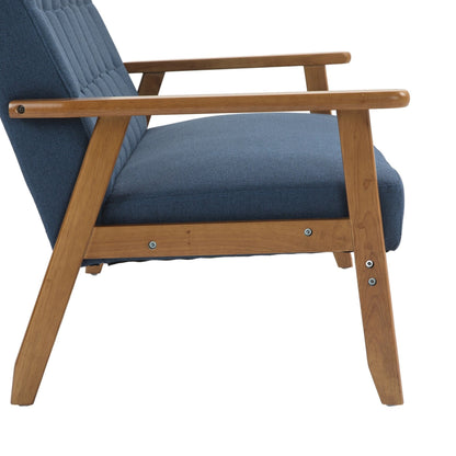 Divano a due posti imbottito in stile moderno di metà secolo, divano a due posti imbottito