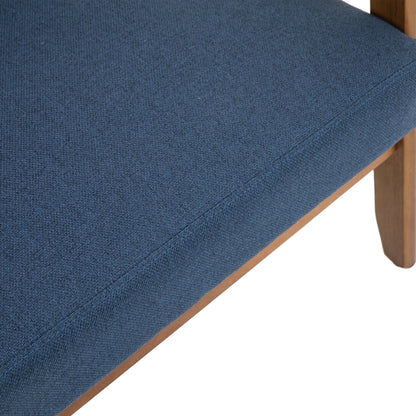 Divano a due posti imbottito in stile moderno di metà secolo, divano a due posti imbottito