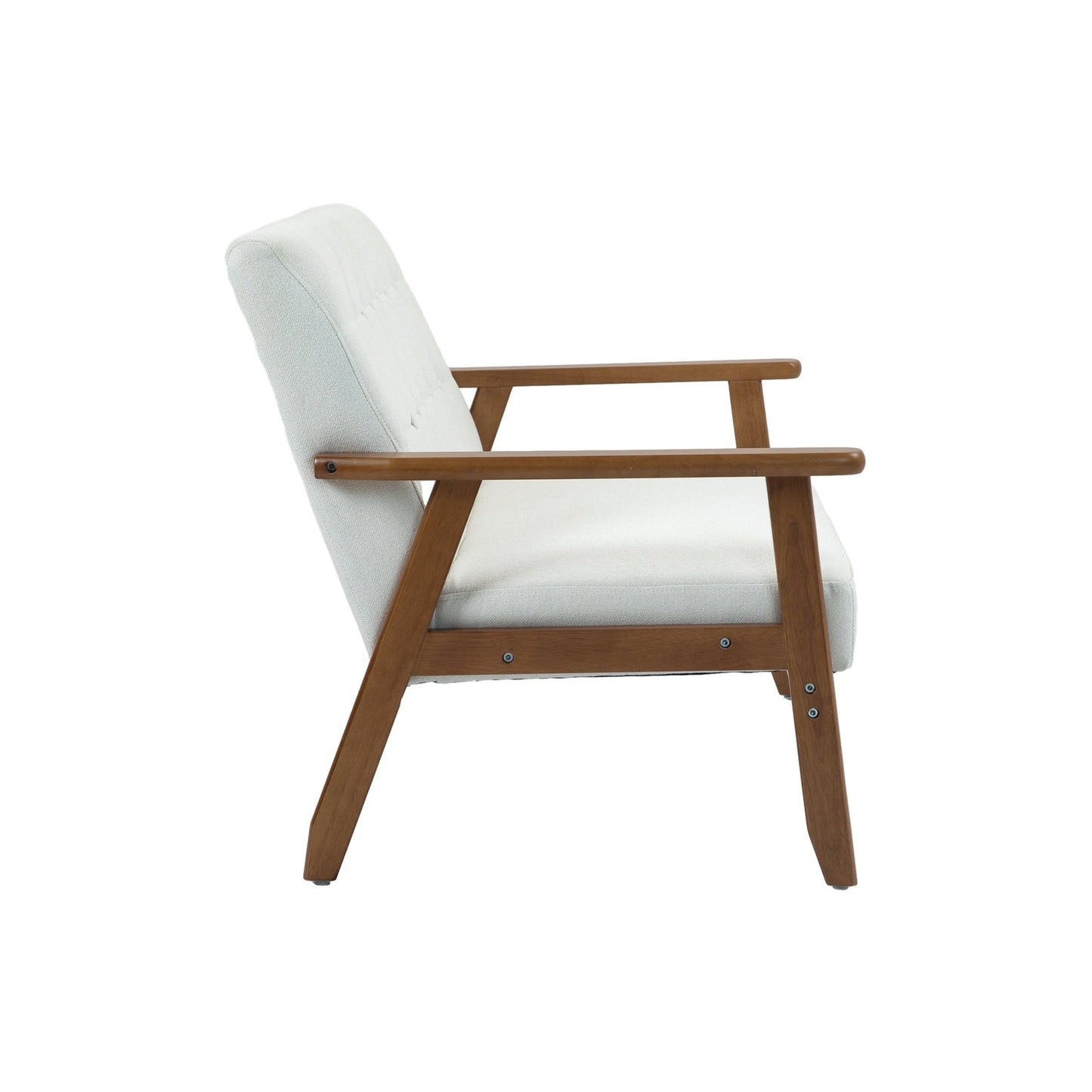 Divano a due posti imbottito in stile moderno di metà secolo, divano a due posti imbottito