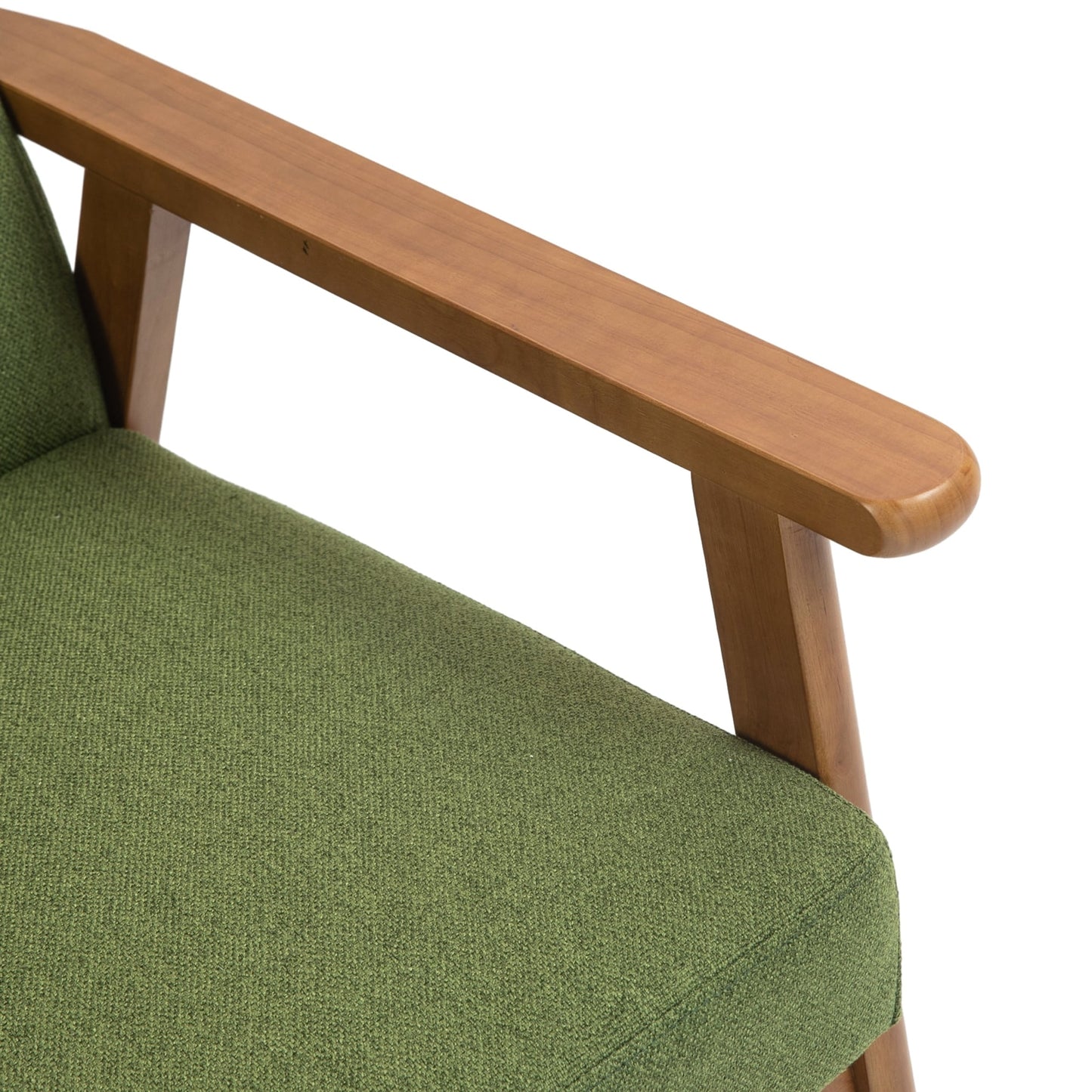 Divano a due posti imbottito in stile moderno di metà secolo, divano a due posti imbottito