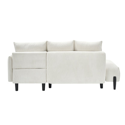 Divano in velluto moderno di metà secolo - 79,50 pollici di lunghezza, comodo divano a due posti per piccoli spazi