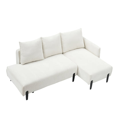 Divano in velluto moderno di metà secolo - 79,50 pollici di lunghezza, comodo divano a due posti per piccoli spazi