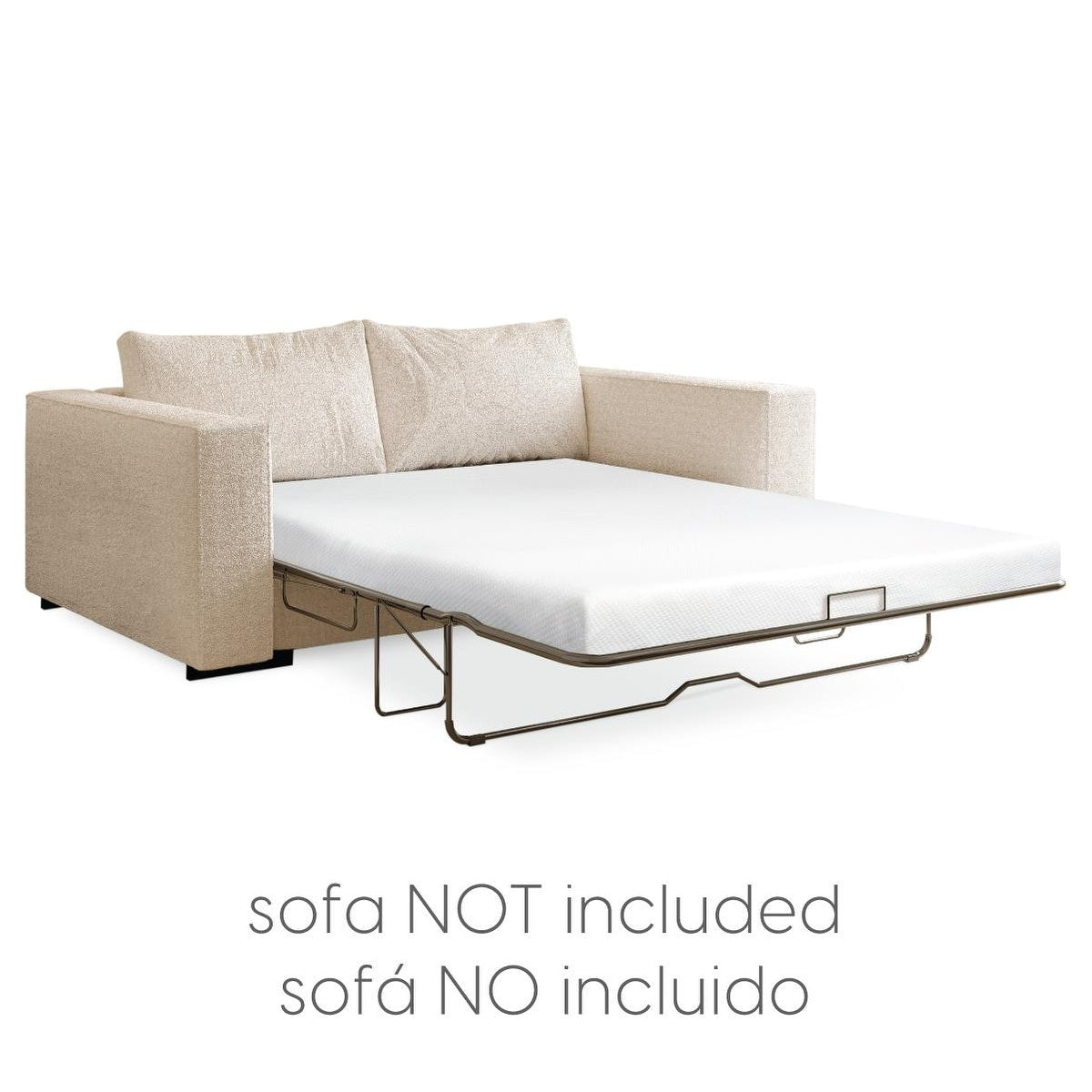 Materasso sostitutivo in memory foam Milliard da 4,5 pollici per divano letto matrimoniale e divani letto (divano non incluso) - Matrimoniale