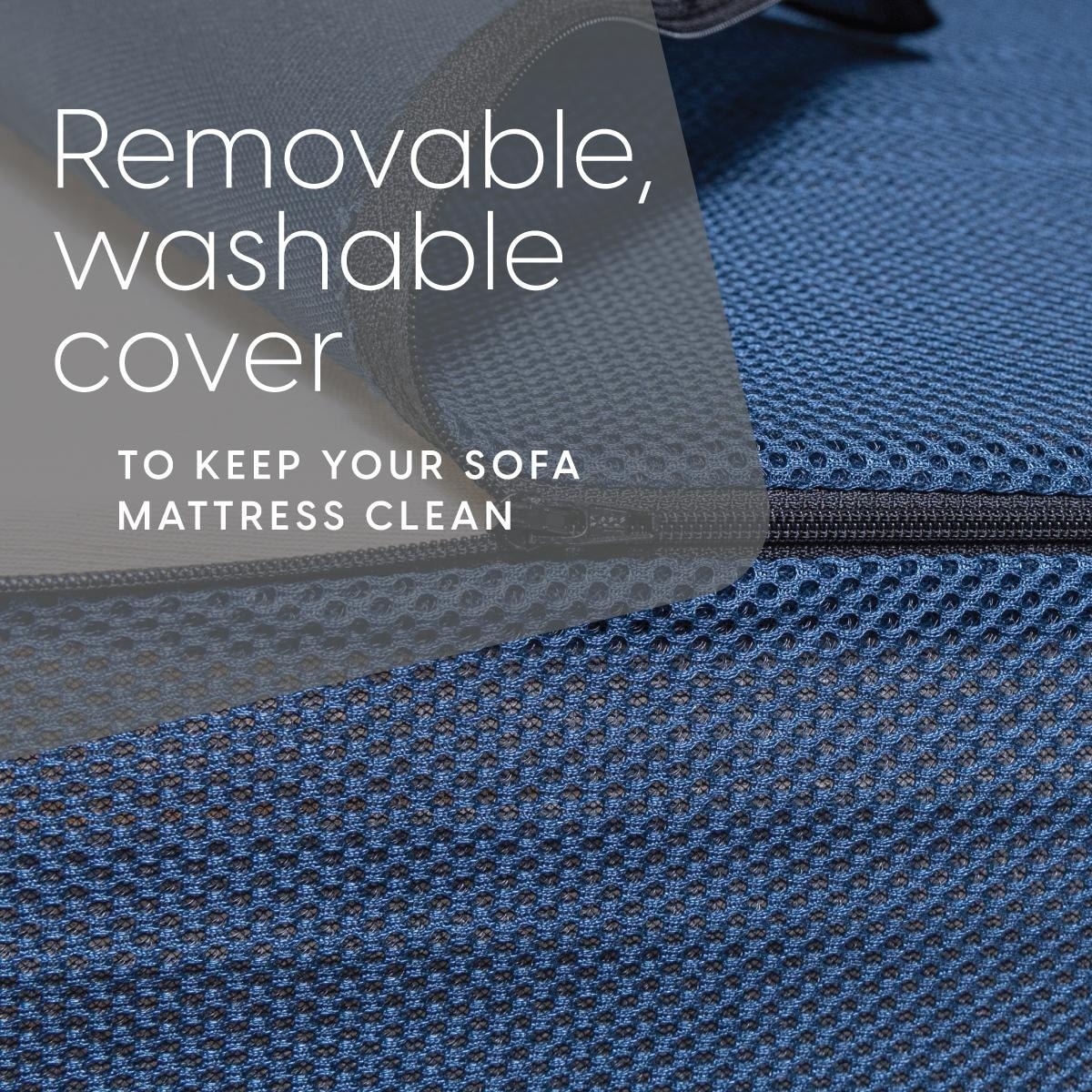 Divano letto/materasso in schiuma pieghevole a tre piazze Milliard da 4,5 pollici