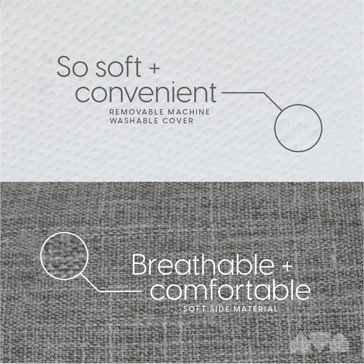 Materasso in memory foam Milliard da 5 pollici - per la sostituzione di un letto a castello, divano letto, letto estraibile o letto pieghevole (singolo)