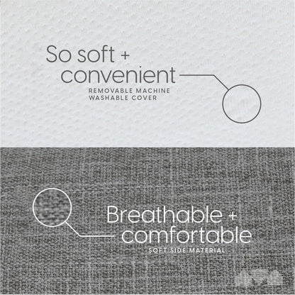 Materasso in memory foam Milliard da 5 pollici - per la sostituzione di un letto a castello, divano letto, letto estraibile o letto pieghevole (singolo)