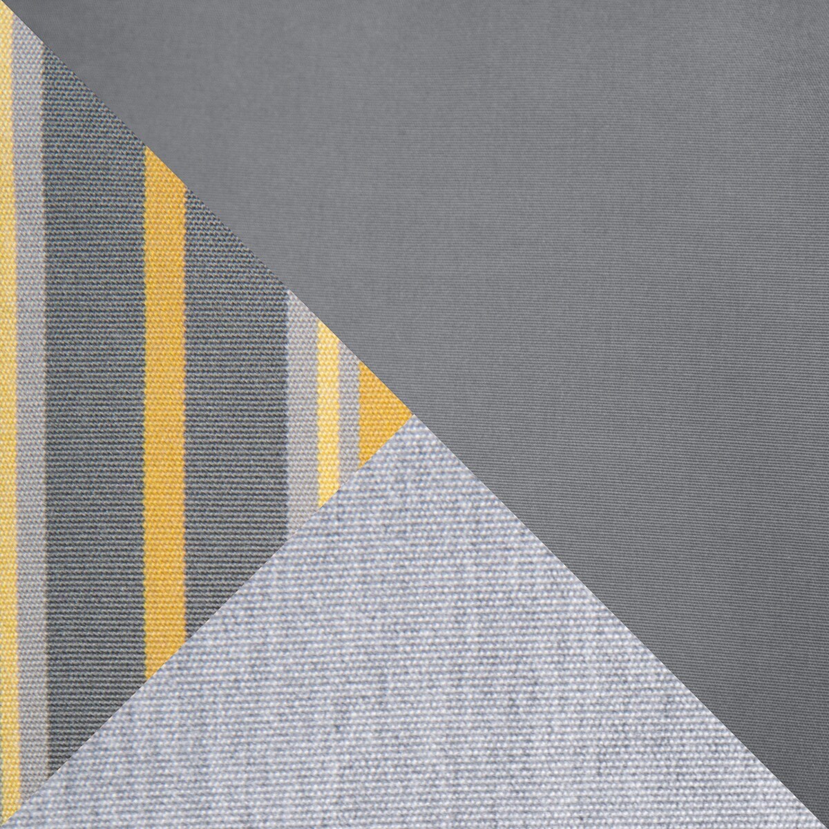 Set di sedute profonde Milo Gray Sunbrella da esterno, 7 pezzi, per patio