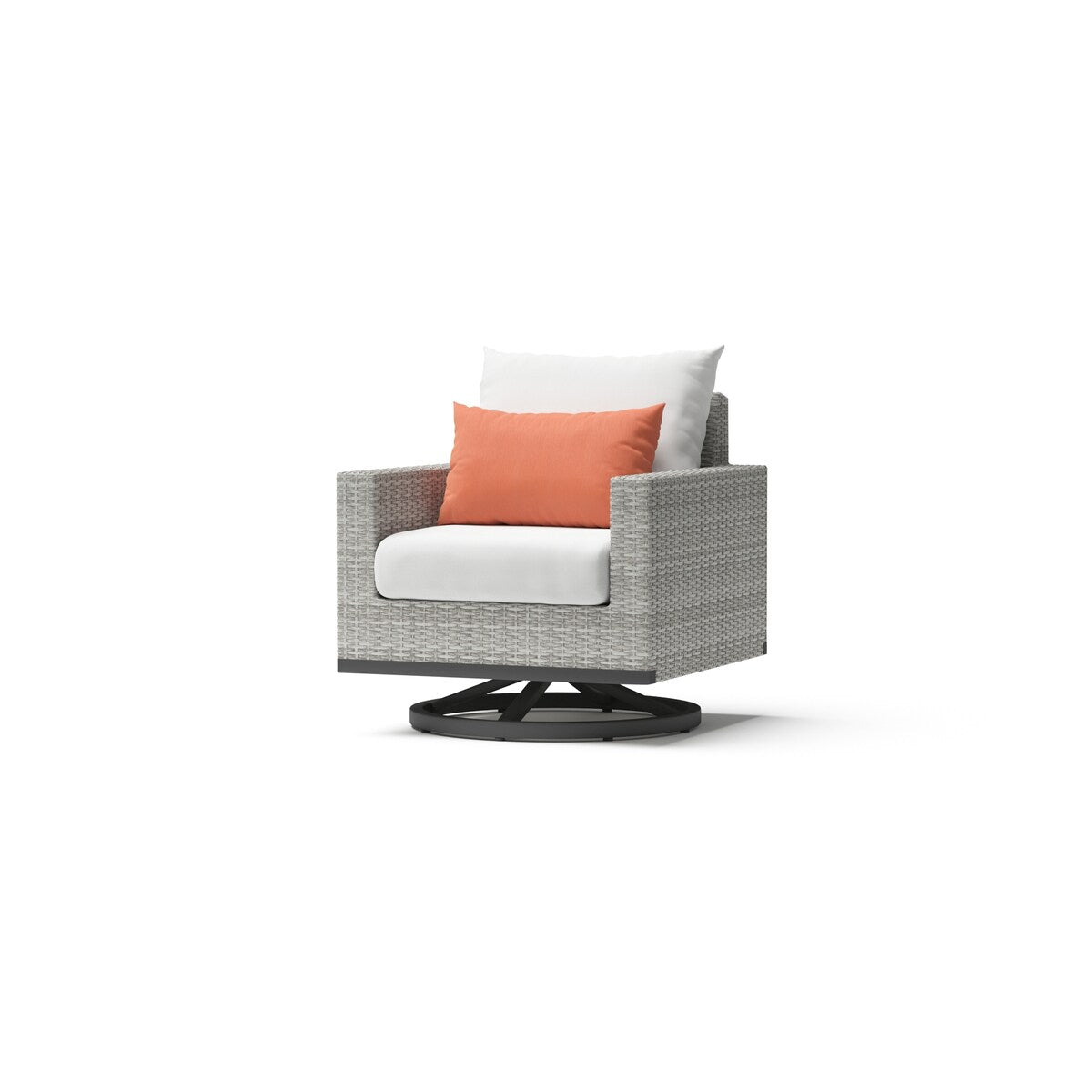 Set di sedute profonde Milo Gray Sunbrella da esterno, 7 pezzi, per patio