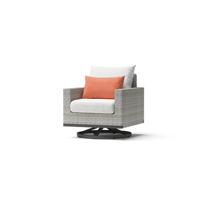 Set di sedute profonde Milo Gray Sunbrella da esterno, 7 pezzi, per patio