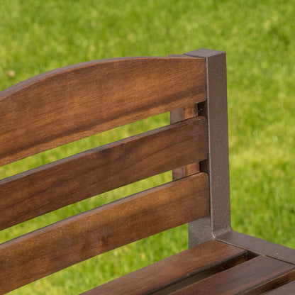 Set da bar da bistrot per esterni Milos in legno di acacia, 3 pezzi, di Christopher Knight Home