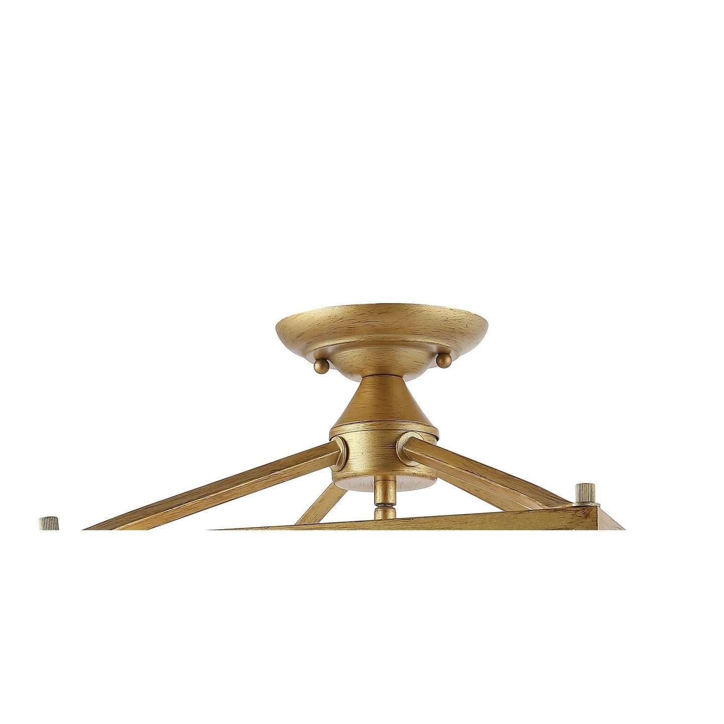 Milton Mini Lanterna a 4 luci in ferro moderno stile fattoria LED da incasso, di JONATHAN Y