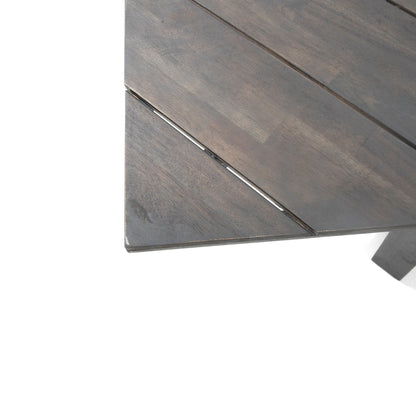 Set di divani componibili Mirabelle in acacia da 4 pezzi di Christopher Knight Home