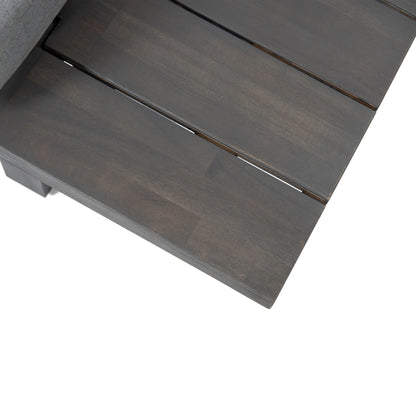 Set di divani componibili Mirabelle in acacia da 4 pezzi di Christopher Knight Home