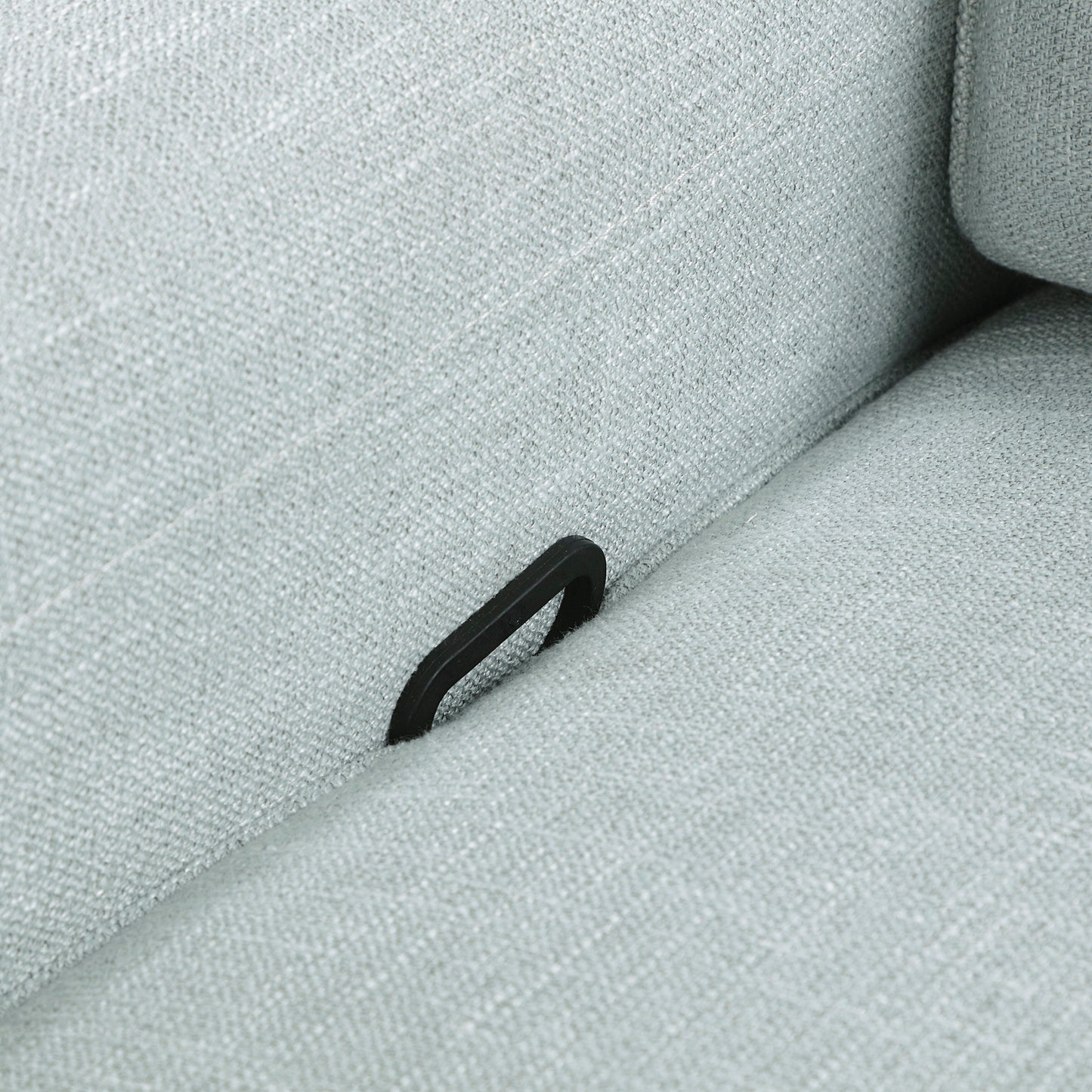 Poltrona reclinabile manuale girevole in tessuto Miralina