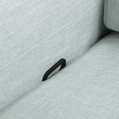 Poltrona reclinabile manuale girevole in tessuto Miralina