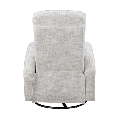 Poltrona reclinabile manuale girevole in tessuto Miralina