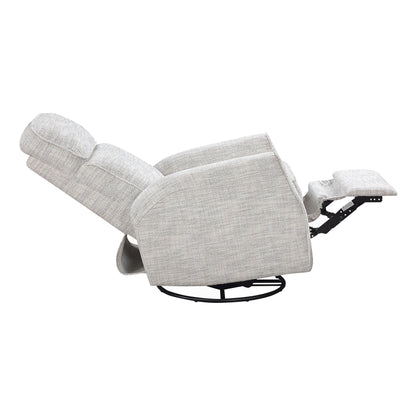 Poltrona reclinabile manuale girevole in tessuto Miralina