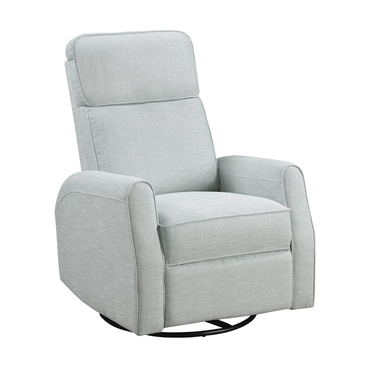 Poltrona reclinabile manuale girevole in tessuto Miralina