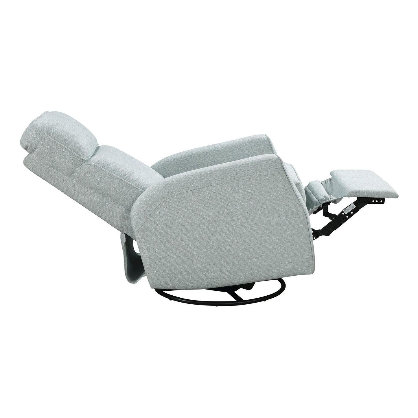 Poltrona reclinabile manuale girevole in tessuto Miralina