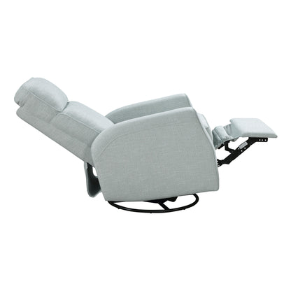 Poltrona reclinabile manuale girevole in tessuto Miralina