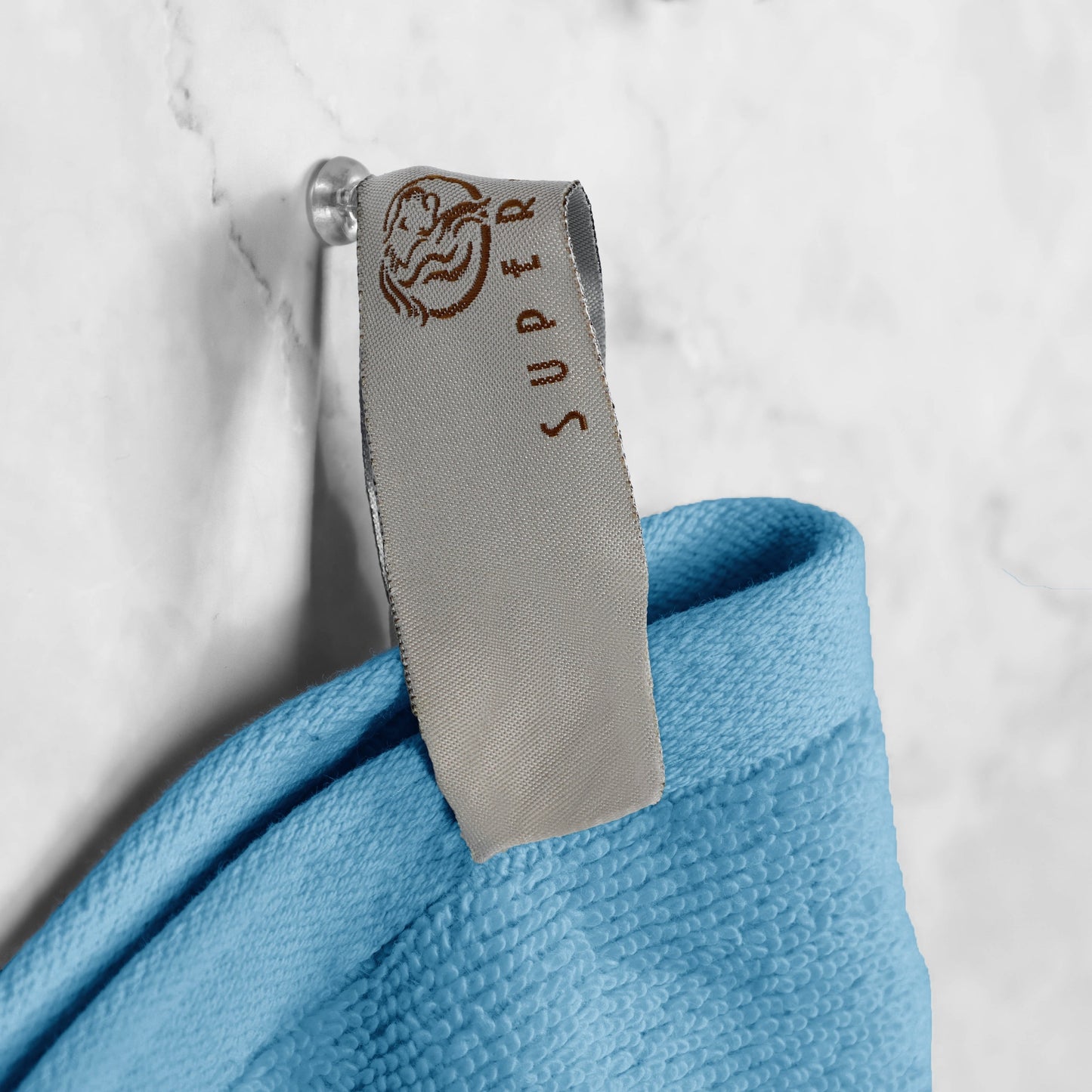 Set di 6 asciugamani in cotone di qualità superiore ad asciugatura rapida e altamente assorbenti